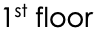 1st floor