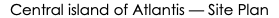 Central island of Atlantis — Site Plan